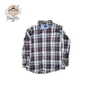 Chaps Men’s Easy Care Plaid Button-Down Shirt, Size XL, Multicolor Classic Style